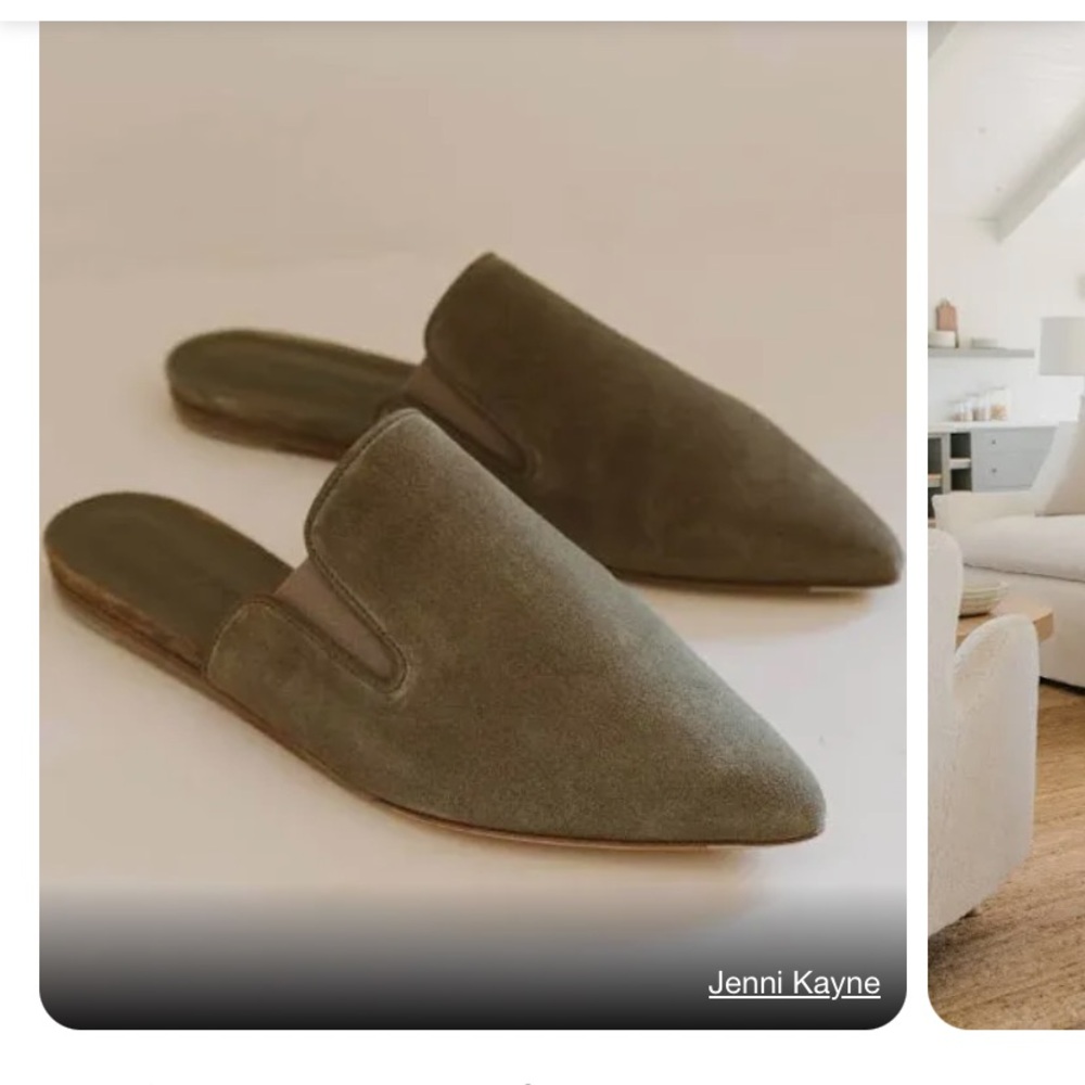 Jenni Kayne suede mules size 7